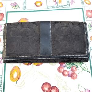 Y2K Black Canvas Wallet